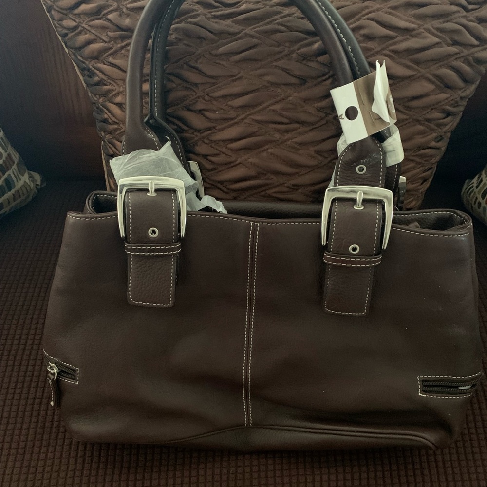 Tignanello casual leather handbag